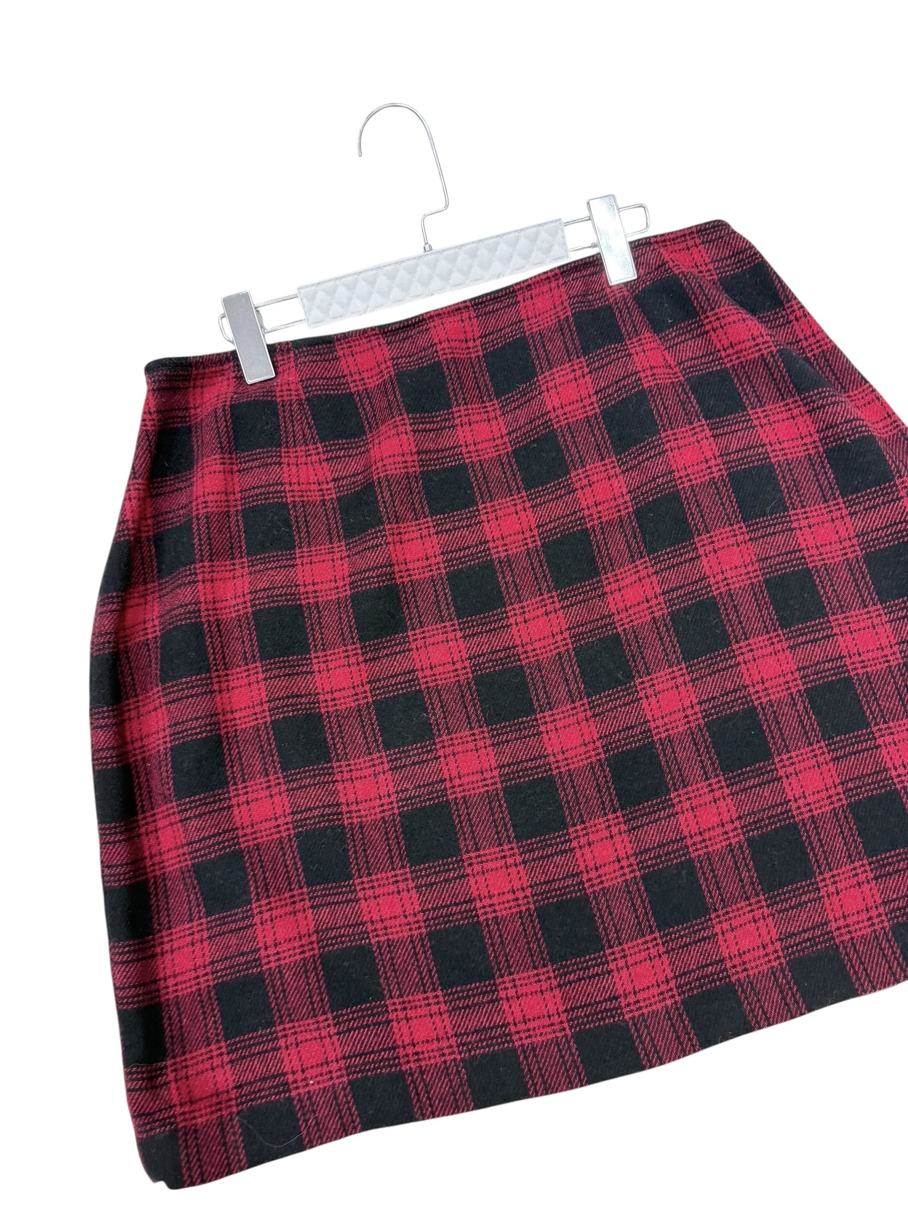 Falda lanilla burdeo - Imagen 3