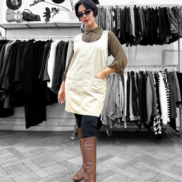 Vestido blanco invierno