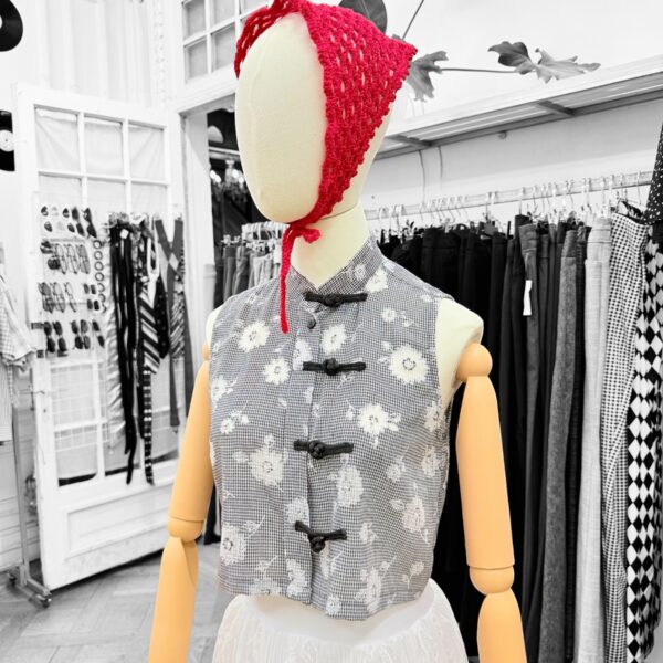 Blusa estilo oriental vintage · Upcycling