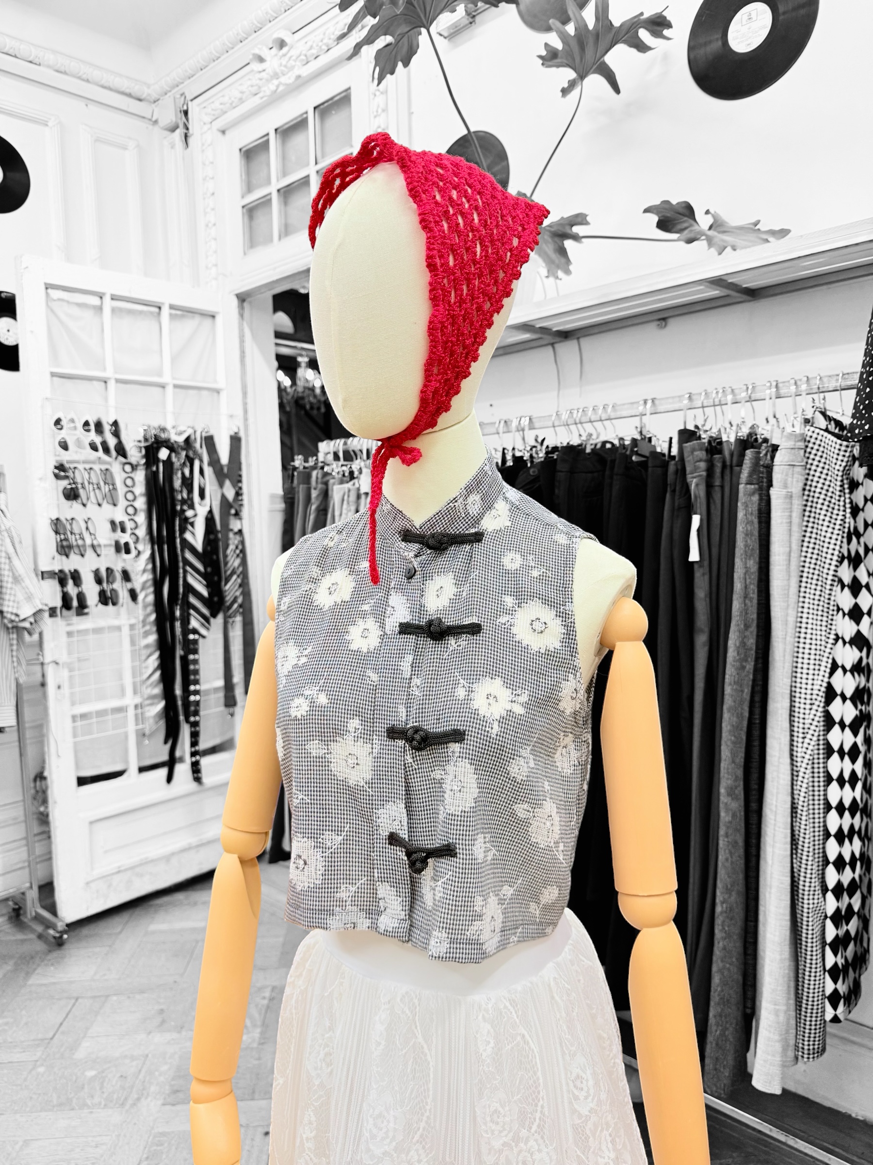 Blusa estilo oriental vintage · Upcycling