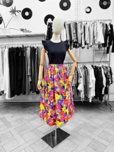 Falda vintage floral