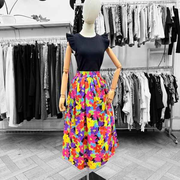 Falda vintage floral